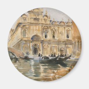 Rio dei Mendicanti, Venetië, door John Singer Sarg Magneet