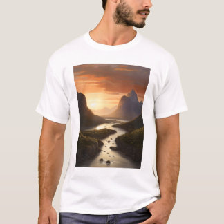 Rio entre montanhas t-shirt