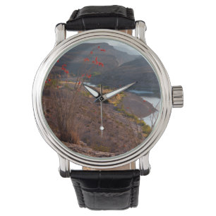 Rio Grande die door de Chihuahuan-woestijn stroomt Horloge