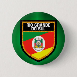 Rio Grande do Sul Flag Ronde Button 5,7 Cm