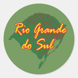 Rio Grande do Sul Ronde Sticker