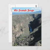 Rio Grande Gorge Briefkaart (Voorkant / Achterkant)
