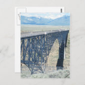 Rio Grande Gorge-brug Briefkaart (Voorkant / Achterkant)