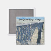 Rio Grande Gorge-brug Magneet (Voorkant / Achterkant)