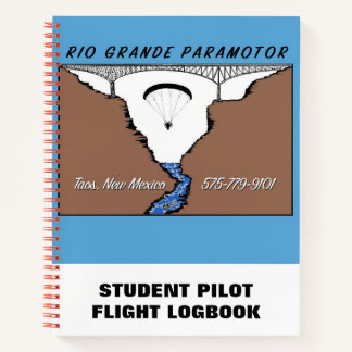 Rio Grande Paramotor-pilotenlogboek Notitieboek
