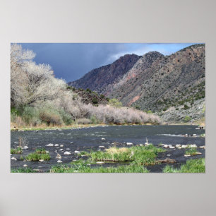 Rio Grande rivier, New Mexico Poster