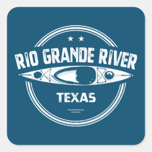 Rio Grande, Texas Vierkante Sticker