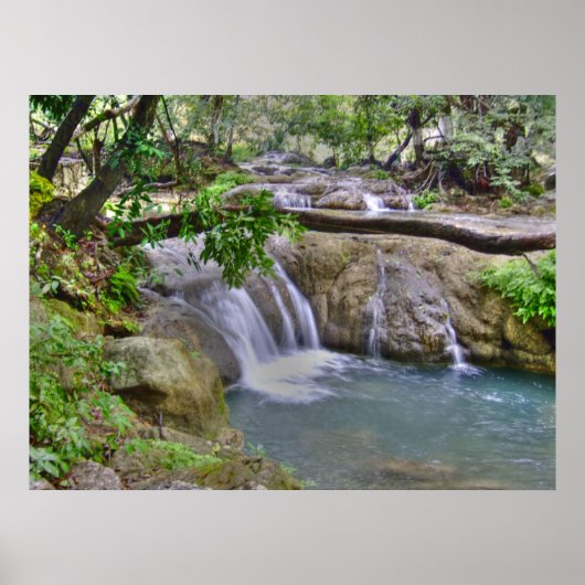 Rio Mesillos in San Luis Potosi, Mexico-poster Poster (Voorkant)