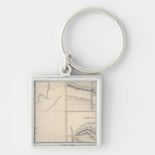 Rio Paraguay-kogels, Rio Parana in Iguazu Sleutelhanger