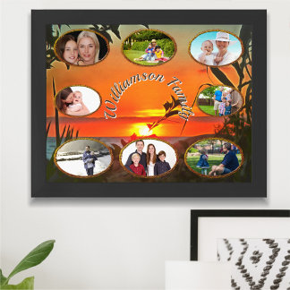Rio Pitillal Familie Foto Collage 2009 Kunstprint Poster