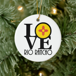 Rio Rancho LATEN Keramisch Ornament