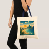 Rio Travel Poster Tote Bag (Devant (produit))