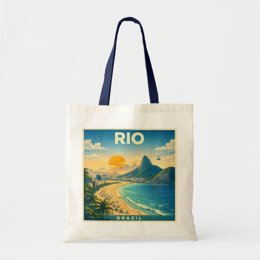 Rio Travel Poster Tote Bag (Devant)