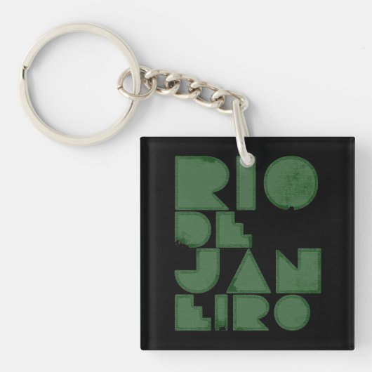 Rio-typografie Sleutelhanger (voorkant)