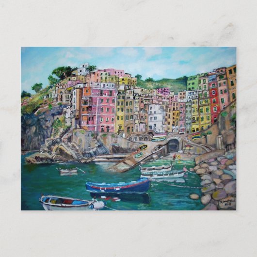 Riomaggiore - Carte postale (Devant)