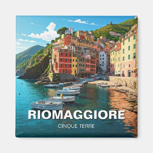 Riomaggiore, Cinqua Terra Magnet (Devant)