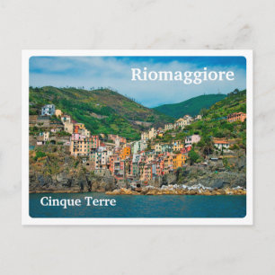RIOMAGGIORE - Cinque Terre - Italië - UIT ZEE Briefkaart
