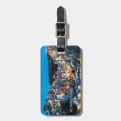 Riomaggiore Cinque Terre La Spezia Italië Panorama Bagagelabel (Voorkant verticaal)