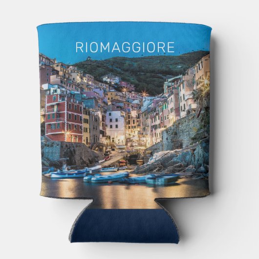 Riomaggiore Cinque Terre La Spezia Italië Panorama Blikjeskoeler (Achterkant)