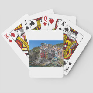 Riomaggiore Cinque Terre Liguria Italië Speelkaarten