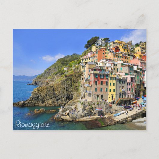 Riomaggiore, Cinqueterre Briefkaart (Voorkant)