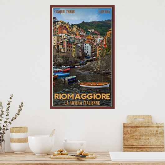 Riomaggiore Harbour Poster (Keuken)
