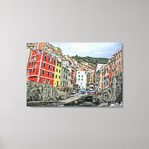 Riomaggiore Italia Canvas Afdruk