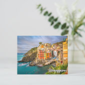 Riomaggiore, Italië Briefkaart (Staand voorkant)