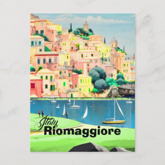 Riomaggiore Italie Carte Postale de Voyage | Souve
