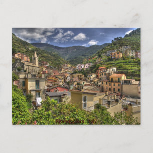 Riomaggiore. Italië reizen Briefkaart
