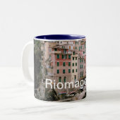Riomaggiore Panoramique View Mug (Devant gauche)