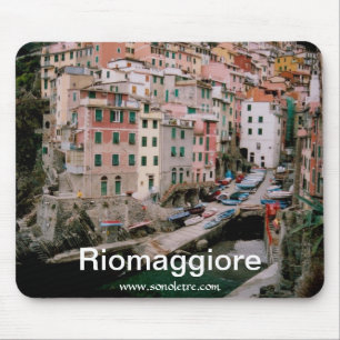 Riomaggiore Panoramisch Uitzicht Mousepad Muismat