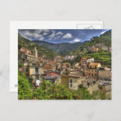Riomaggiore. Reizen naar Italië Briefkaart (Voorkant / Achterkant)