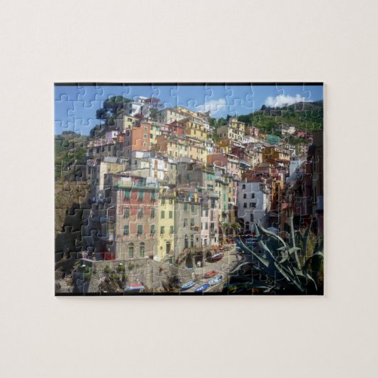 Riomaggiore town legpuzzel (Horizontaal)