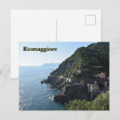 Riomaggiore Via dell'Amore briefkaart (Voorkant / Achterkant)