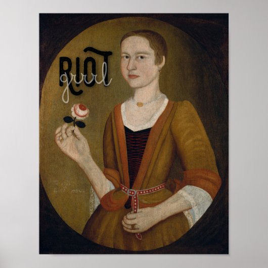 Riot Grrl Girl Poster (Voorkant)