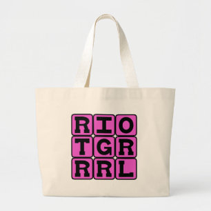 Riot Grrrl, Muziekgenre Grote Tote Bag