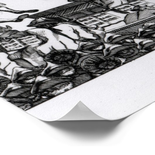 Riot in Covent Garden Poster (Hoek)