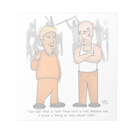 Riot Trumper Note Pad Notitieblok (Voorkant)