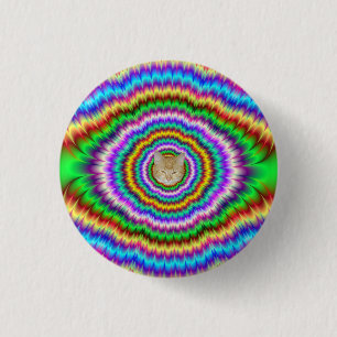Riot van kleurenooglaserprinter ronde button 3,2 cm