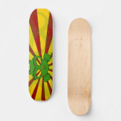 RiotCore Rasta-masker Schaats Deck Skateboard (Voorkant)