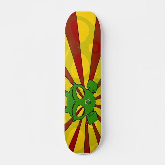 RiotCore Rasta-masker Schaats Deck Skateboard (Voorkant)