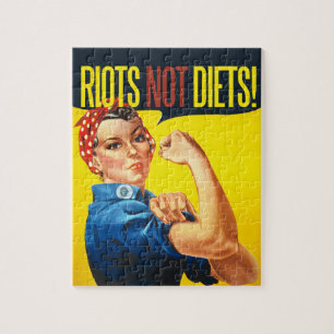 Riots niet Diëten - feminisme Legpuzzel