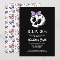 Rip 20s Coquette Esthetische Bow 30e verjaardagsfe