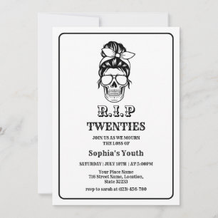 RIP 20s Dood aan mijn Jeugd 30ste Verjaardagsfeest Kaart