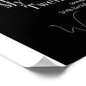 RIP 20s Hello 30s 30th birthday party Welcome Poster (Hoek)