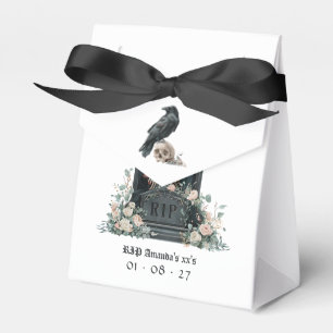 RIP aan mijn XXe gotische raven mijlpaal verjaarda Bedankdoosjes