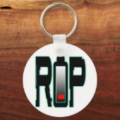RIP Batterij Button Sleutelhanger (Voorkant)