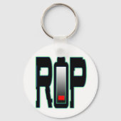 RIP Batterij Button Sleutelhanger (Achterkant)