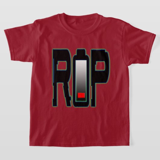 RIP Batterij Kinderen Basic T-shirt (Laagn)